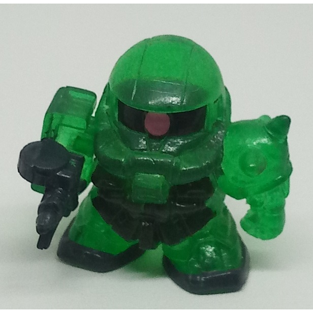 SD Gundam Gashapon Full Color Zaku II Clear Version