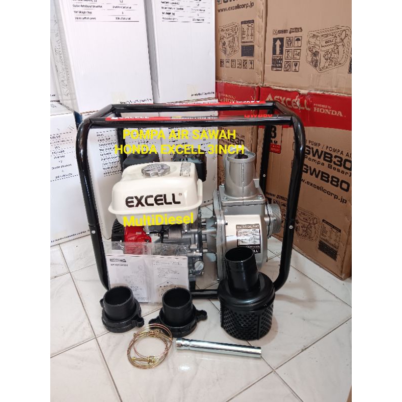 Mesin Pompa Air Irigasi Sawah HONDA 3" × WaterPump HONDA 3" × Pompa Alcon HONDA 3"