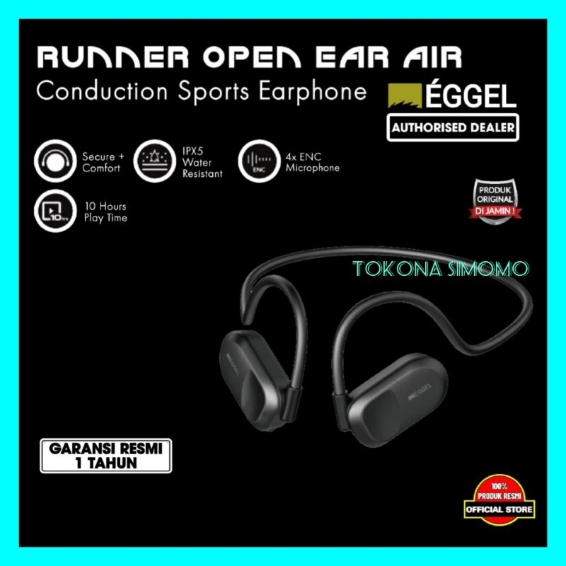 Eggel Runner Open Ear Air Conduction Sports Earphone