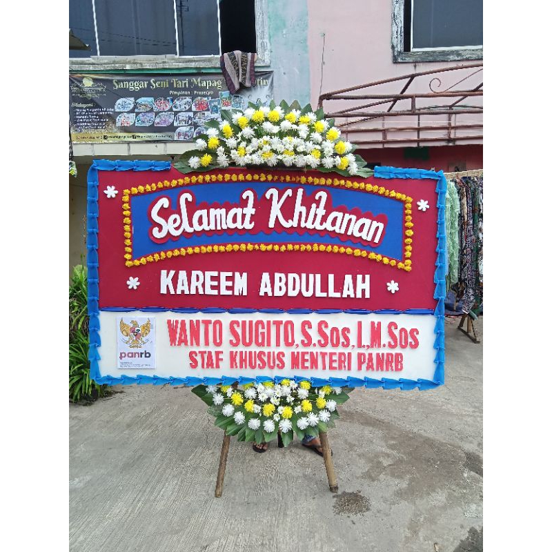karangan bunga papan selamat khitanan, ready 24 jam kota serang