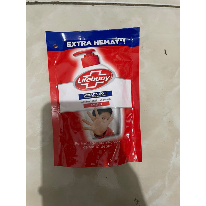 YC 22 Lifebuoy Hand wash Total 10 Sabun Cuci Tangan kemasan Refil 220 ml
