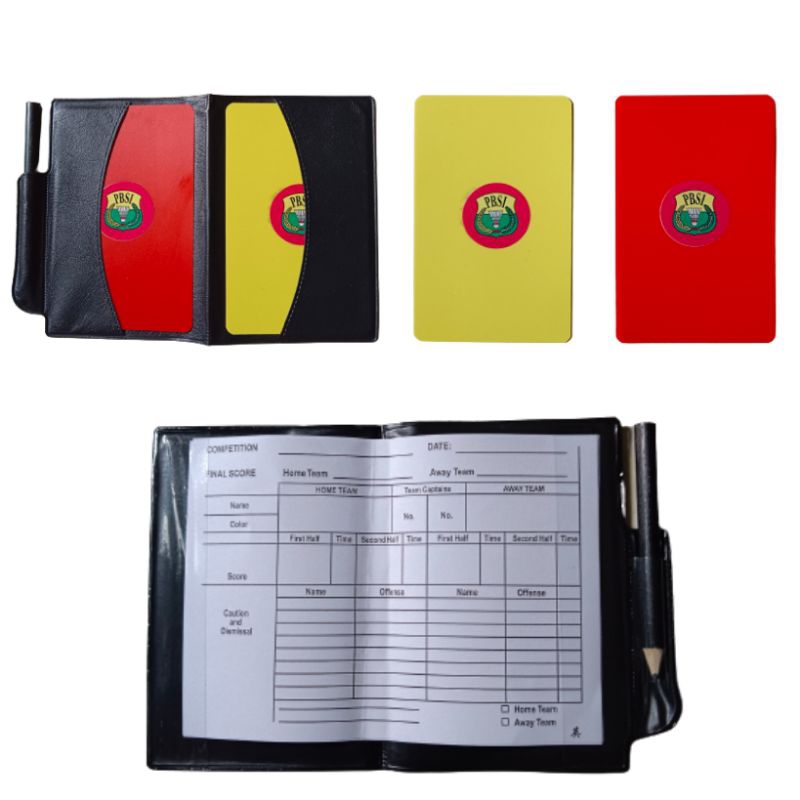 Kartu Wasit Bulutangkis / Perlengkapan Wasit / Aksesoris Wasit