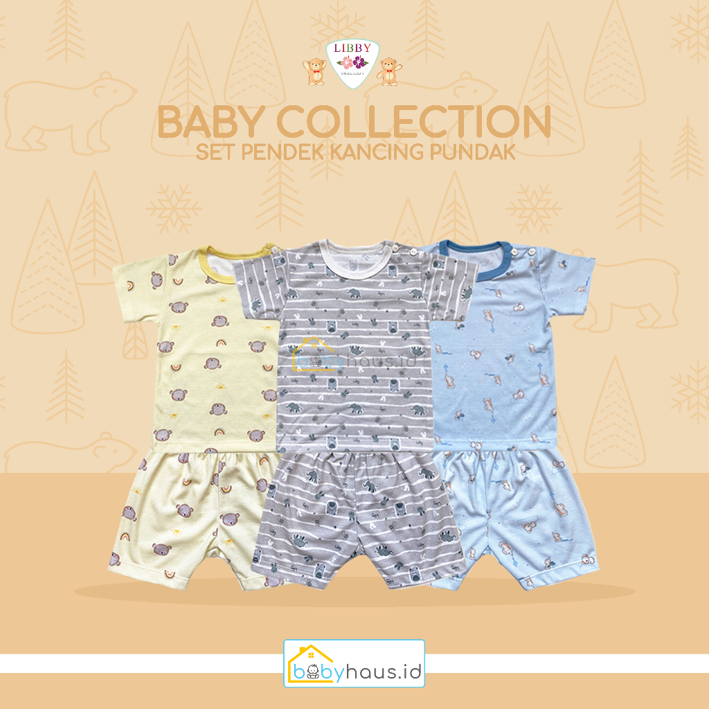 LIBBY - BABY COLLECTION SET PENDEK KANCING PUNDAK