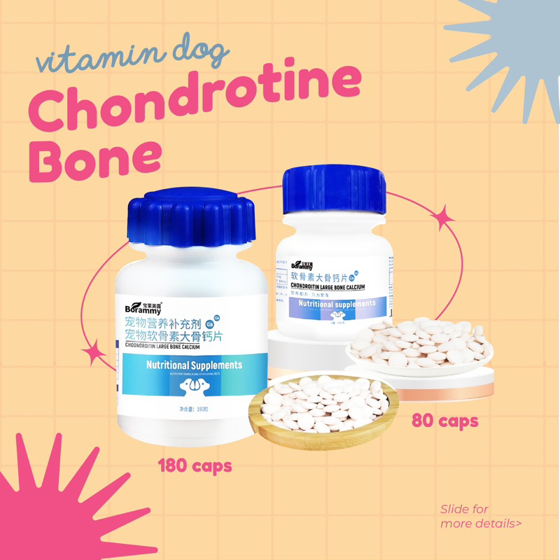 BORAMMY A129 - Vitamin Kucing Anjing - Suplemen Kalsium Kucing Anjing