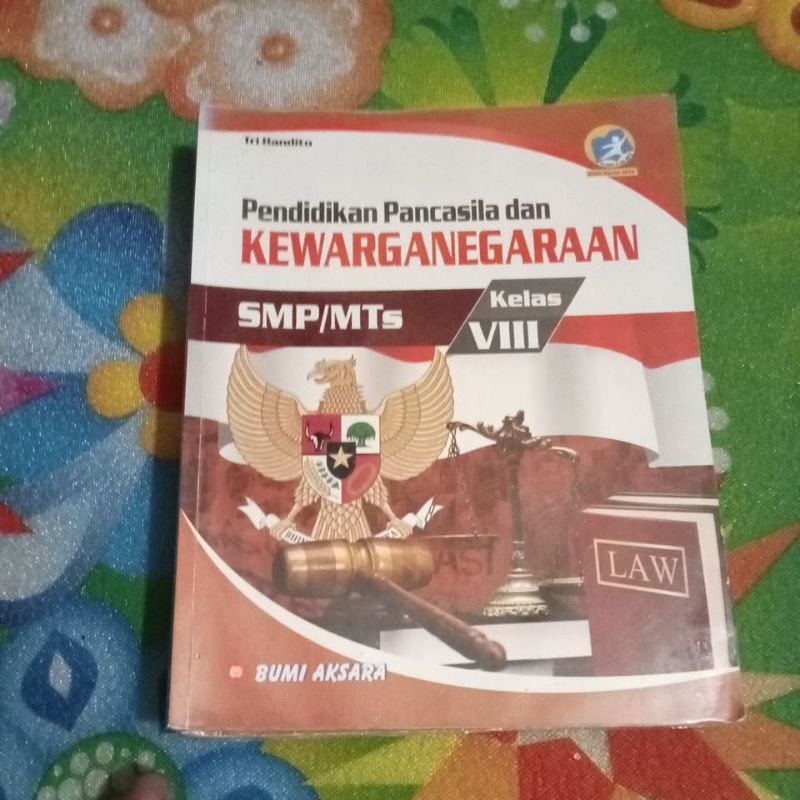 BUKU ORI PPKN KELAS 2 SMP PENERBIT BUMI AKSARA