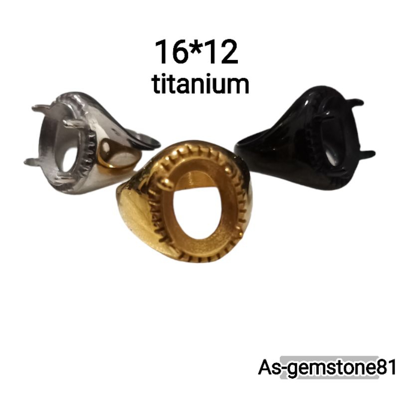 Cincin Ring Emban [titanium]G5 16*12