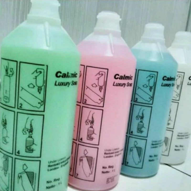 HAND WASH LUXURY CALMIC  SABUN CUCI TANGAN ORIGINAL 1 LITER PRENIUM