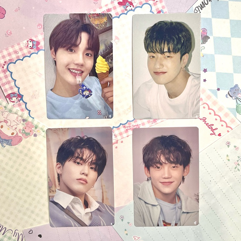 treasure md pop up jikjin doyoung selca ice cream es krim haruto jeongwoo hyunsuk concept photocard