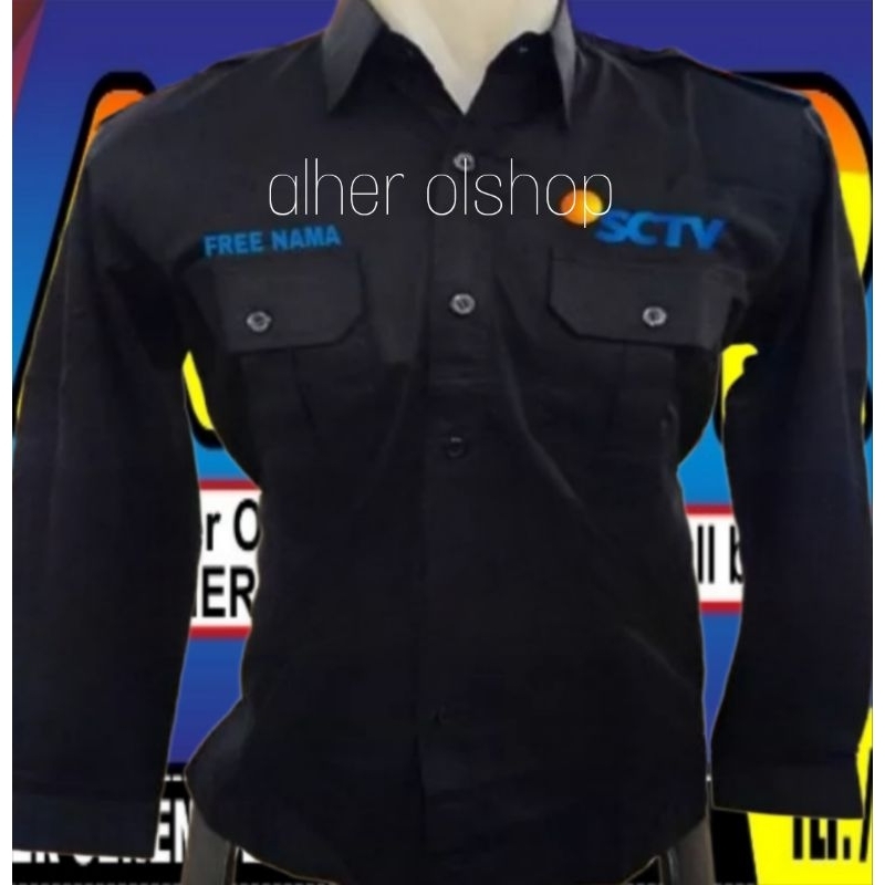 kemeja SCTV baju SCTV seragam SCTV Pdh SCTV kemeja kerja SCTV baju kerja SCTV seragam kerja SCTV Pdh