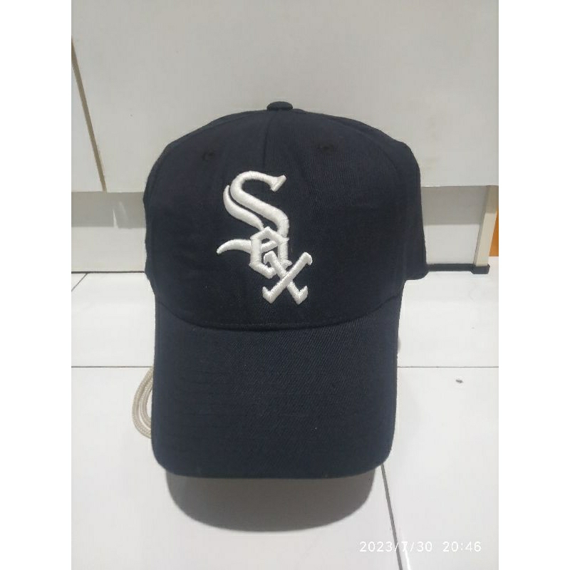 topi cap sox mlb second vintage preloved