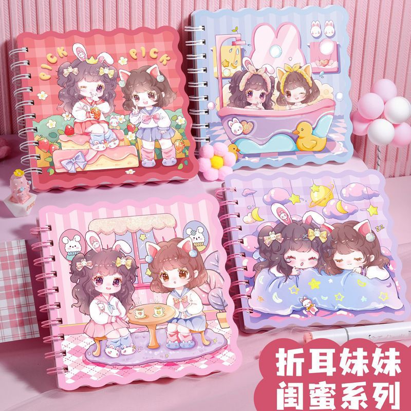 

1pcs Jier Meimei Square Notebook / buku diary