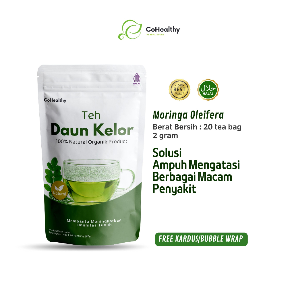 

TEH CELUP DAUN KELOR 100% Organik Anti-Kanker, Tingkakan Imunitas dan Kekebalan Tubuh