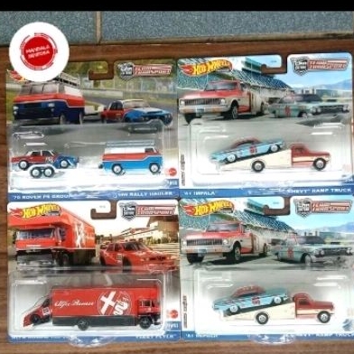 Hotwheels Premium Team Transport seri U set isi 4 pcs