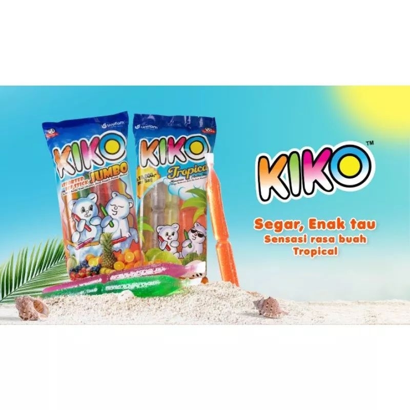 

KIKO Tropical minuman aneka rasa (10 stik @90ml)