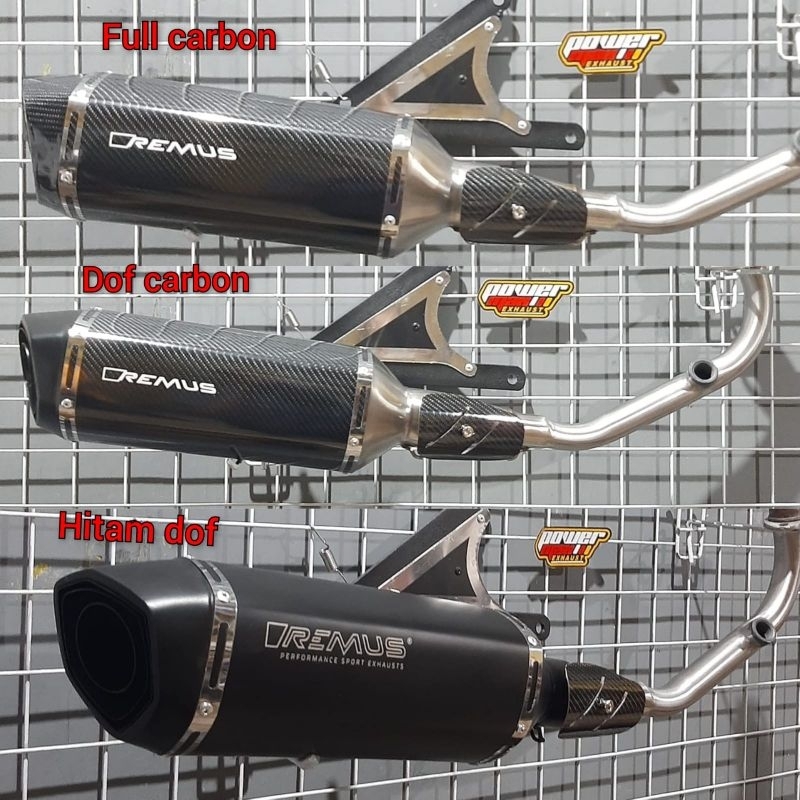 Knalpot Racing Remus For Vespa Matic Iget,Primavera,LX