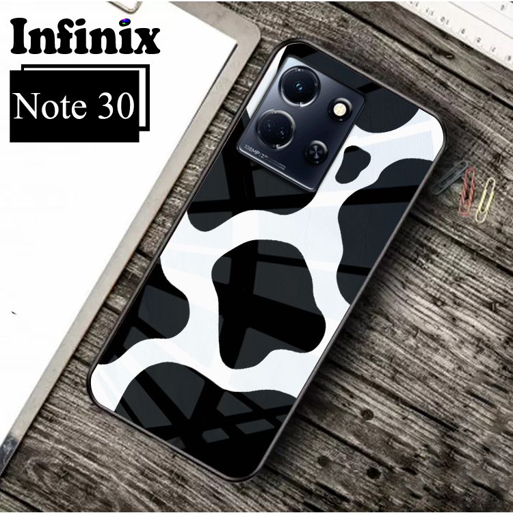 (SC189) Softcase Glass Kaca Infinix Note 30- Kesing Hp Infinix Note 30- Softcase Glass Hp Infinix No
