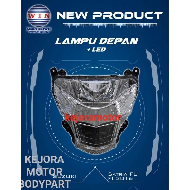 LAMPU DEPAN+LED SATRIA FU/FI 2016