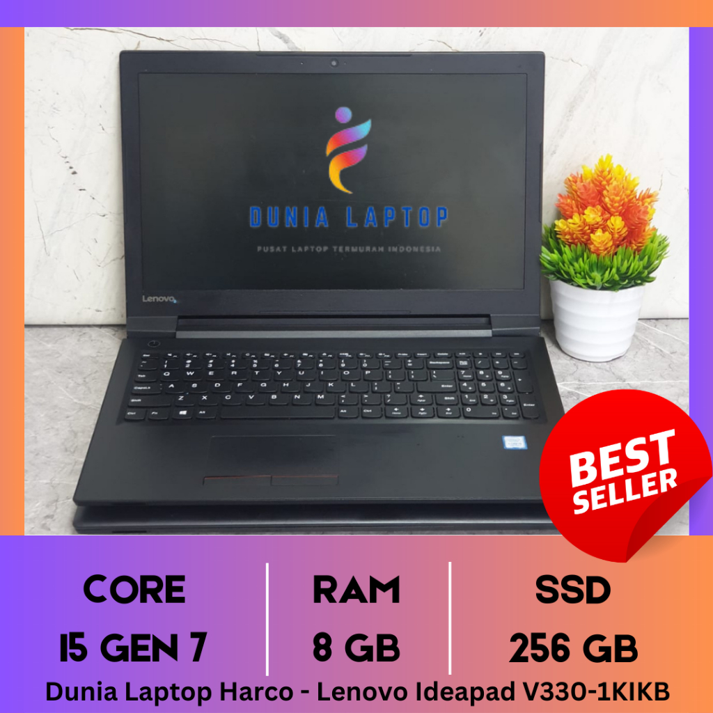 Laptop lenovo Ideapad V330-15IKB - Core i5 gen 7 - 8gb ssd 256 SECOND