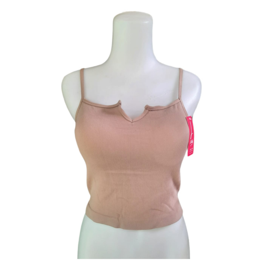 Tanktop Bra Cup Premium G 8821 Kamisol BH Busa Tanpa Kawat