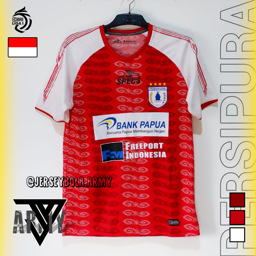 JERSEY BOLA PERSIPURA JAYAPURA 2019/2020 AWAY KIT ORIGINAL