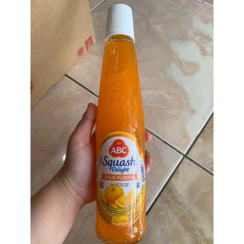 

[KHUSUS INSTAN] sirup abc squash delight jeruk florida @450ml