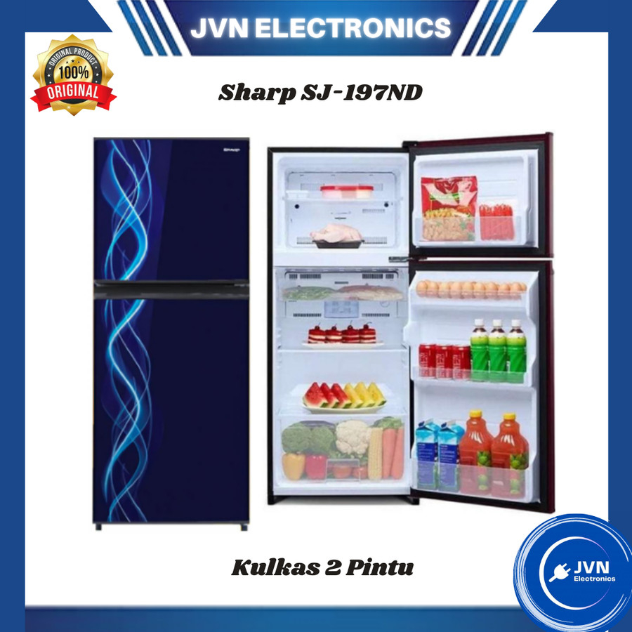 Kulkas 2 Pintu Sharp SJ-197ND