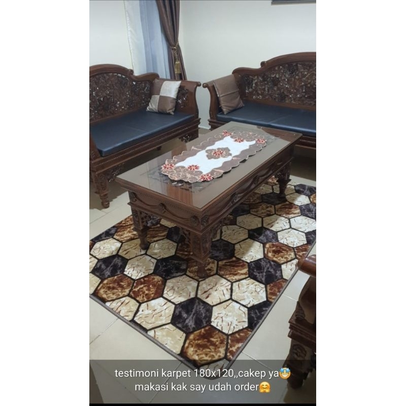 Karpet Malaysia Untuk Bawah Meja Ruang Tamu