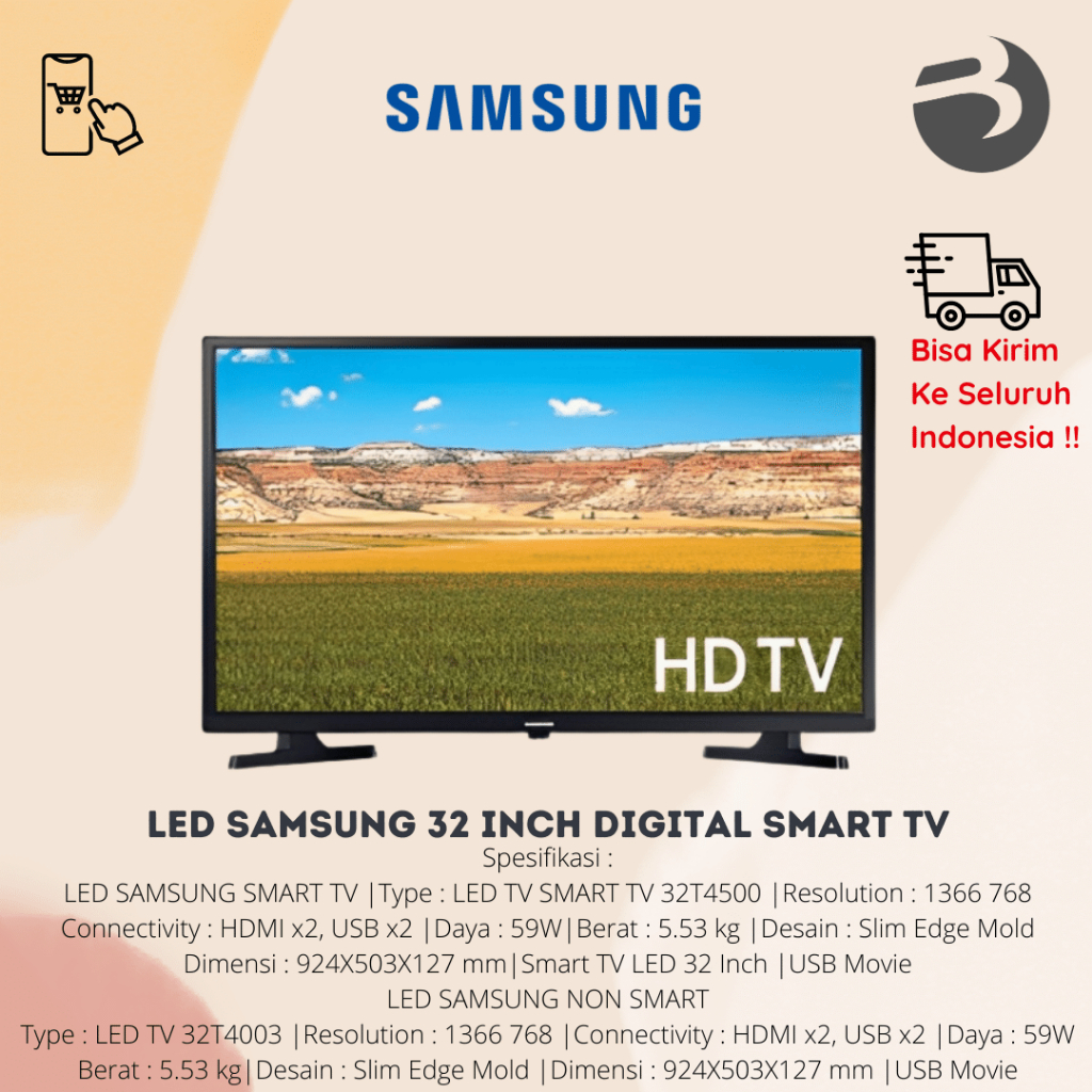 LED SAMSUNG 32 INCH DIGITAL SMART TV