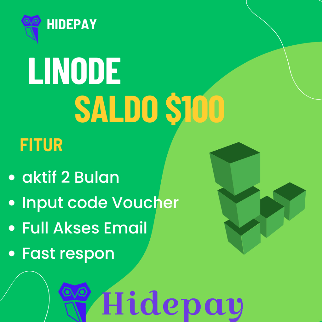 Akun Linode Saldo $100 Cloud Hosting