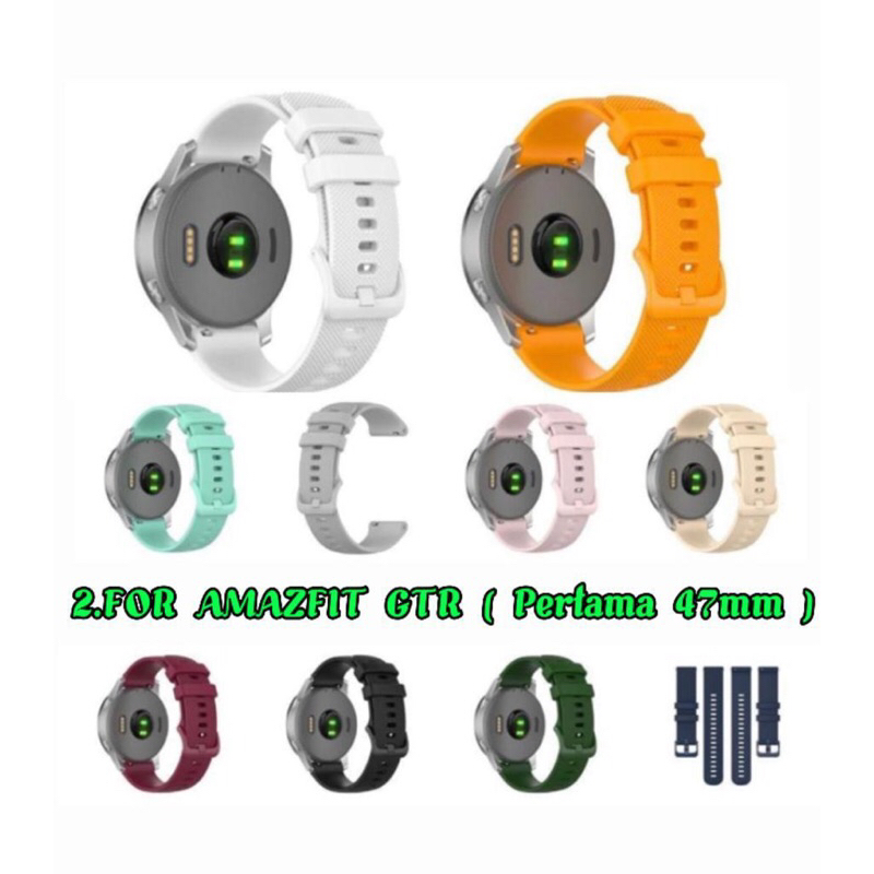 Strap/Tali Jam  Smartwatch Amazfit GTR Pertama(47mm )- 22mm Silicone