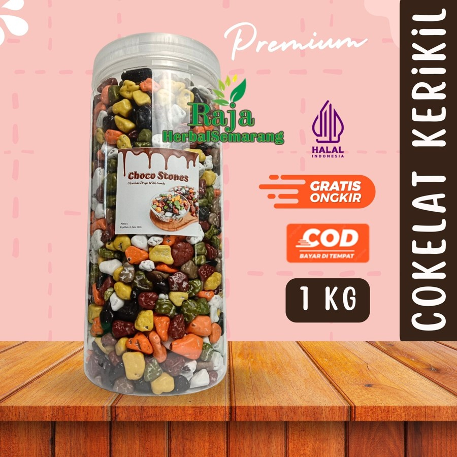

Cokelat Kerikil Cokelat Batu Premium Original Khas Arab Turki Timur Tengah Kemasan Repack Toples Makanan Oleh-Oleh Gift Haji Umroh