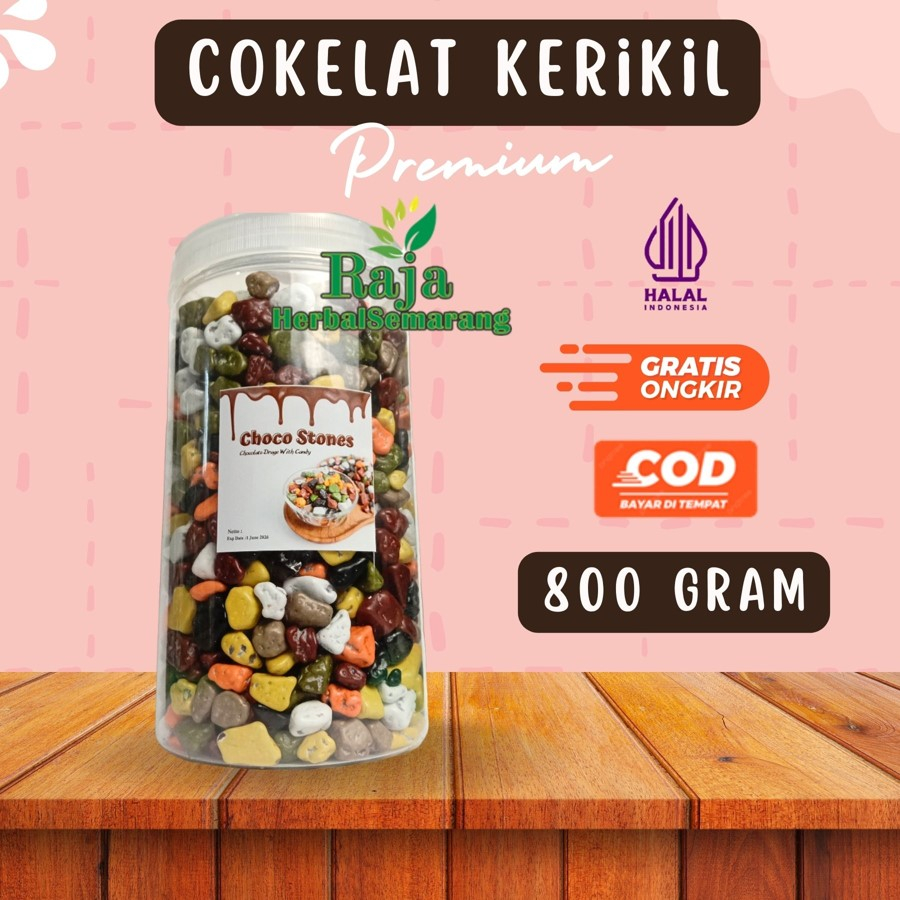 

Cokelat Kerikil Premium Cokelat Batu Original Khas Arab Turki Timur Tengah Kemasan Repack Toples Makanan Oleh-Oleh Gift Haji Umroh