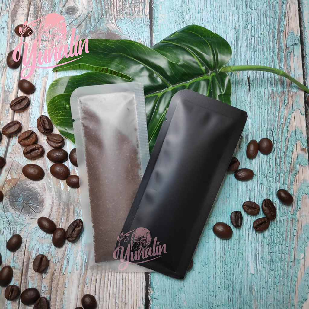 Kemasan Sachet Kecil 10gr Hitam | Sachet Stick 5cm x 12,5cm | Sachet Kopi Tubruk