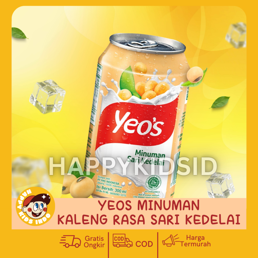 

YEOS SOY BEAN KEDELAI 300ML - 24PCS (1KARTON) / ORDER KHUSUS INTSAN GRAB/GOJEK/SHOPEE