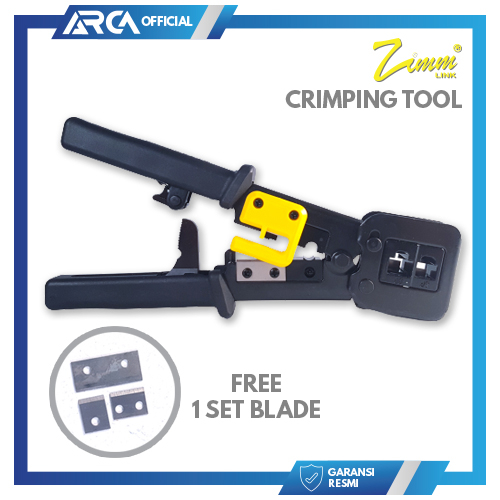 Tang Krimping ZimmLink Crimping Tool RJ45 RJ11 Tools RJ 45