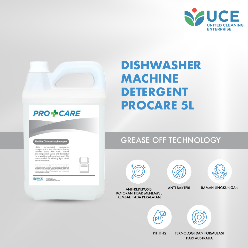 PROCARE Dishwasher Machine Detergent 5L