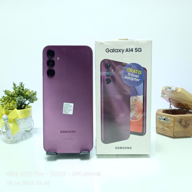 SAMSUNG A14 5G 6/128 GB HP SECOND BEKAS RAM 6 MEMORI 128GB 6/128GB