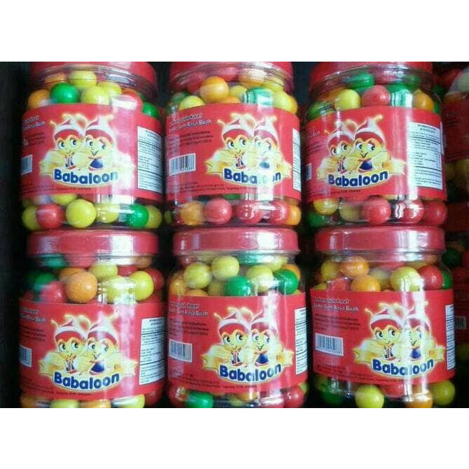 

PERMEN KARET BABALOON / 1 TOPLES PERMEN BABALOON