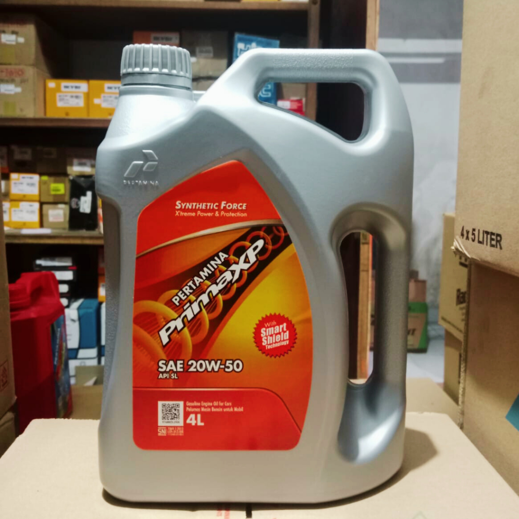 KMD | Oli Pertamina Mobil Mesin / Oli Pertamina Prima XP 4Liter SAE 20W-50