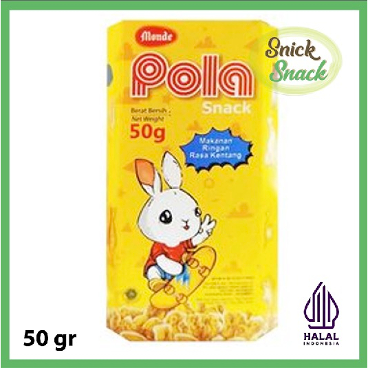 

Monde Pola Snack 50 gr Snack Kentang Bentuk Hewan Disukai Anak