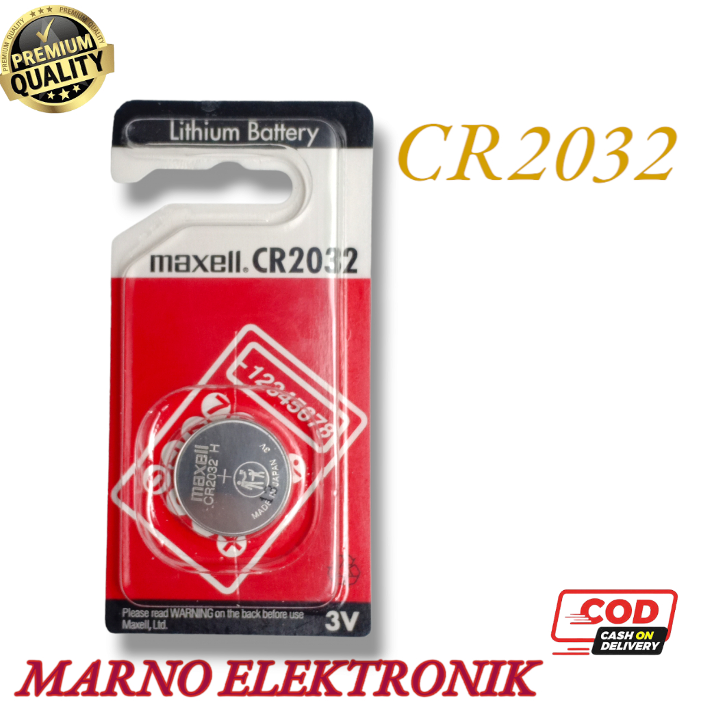 BATERAI CR2032 3V CR 2032 3 V MAXELL