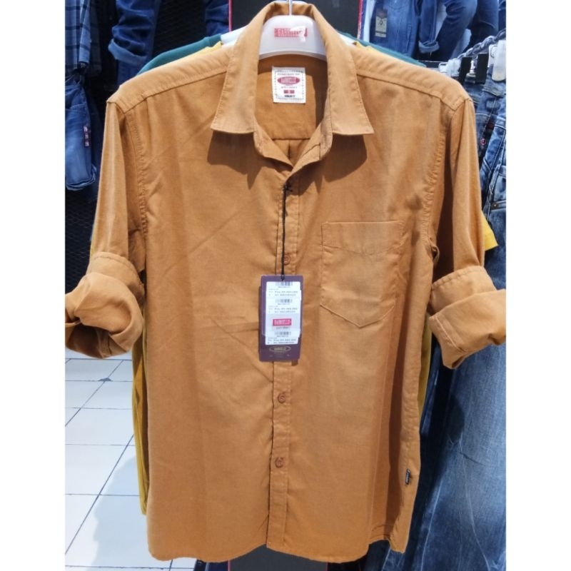 Gabrielle jeans original mens BBAC138I1222S kemeja panjang pria reguler fit