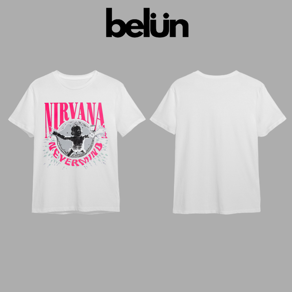 TSHIRT NIRVANA NEVERMIND WHITE
