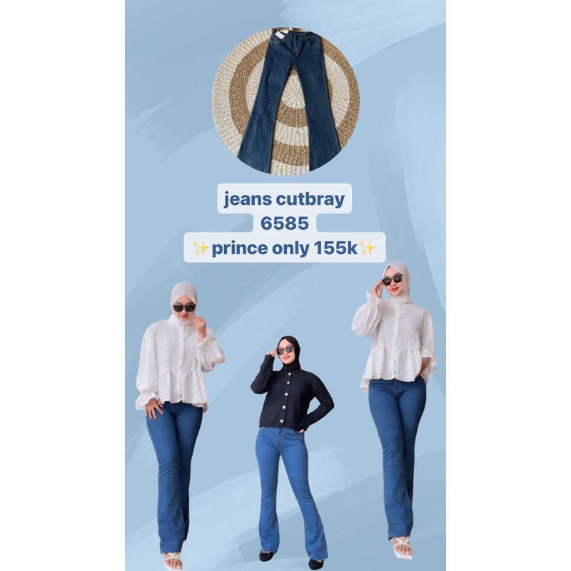 Jeans Cutbray Import Unfinish