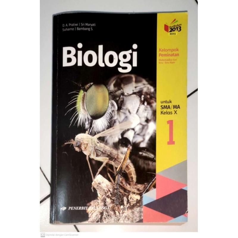 Buku Biologi Kelas 10 (Penerbit Erlangga)