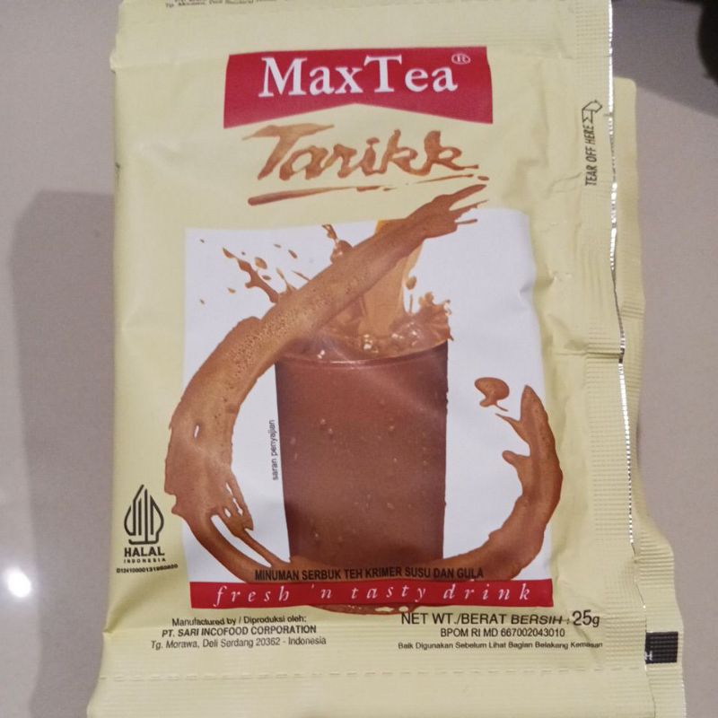 

max tea tarik renteng