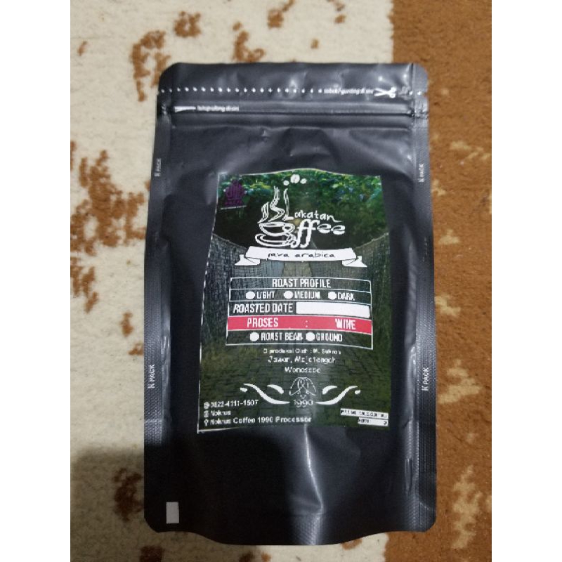 

kopi arabica wine slukatan wonosobo