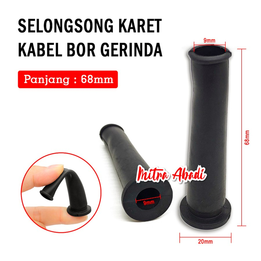 Selongsong Karet Pelindung Kabel Bor Gerinda Power Tools