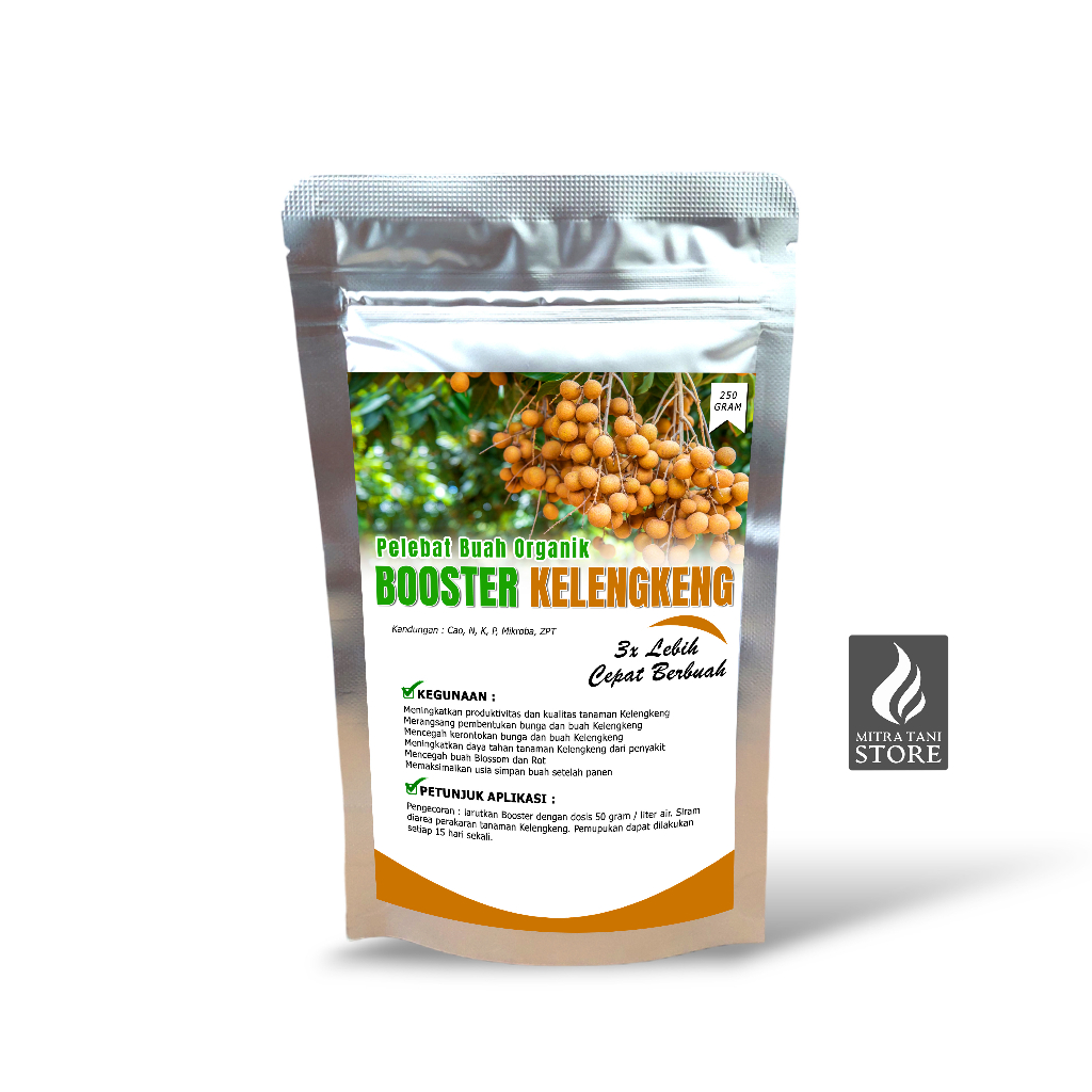 Kelengkeng Booster Pupuk Organik Tanaman Kelengkeng 250gr