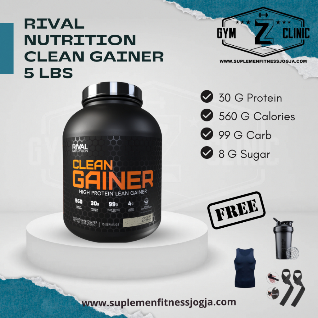 RIVAL Clean Gainer 5 Lbs Lean Weight Gainer